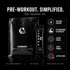 CARBON BLACK • Pre-Workout • Gel-Pack (Pre-Order)