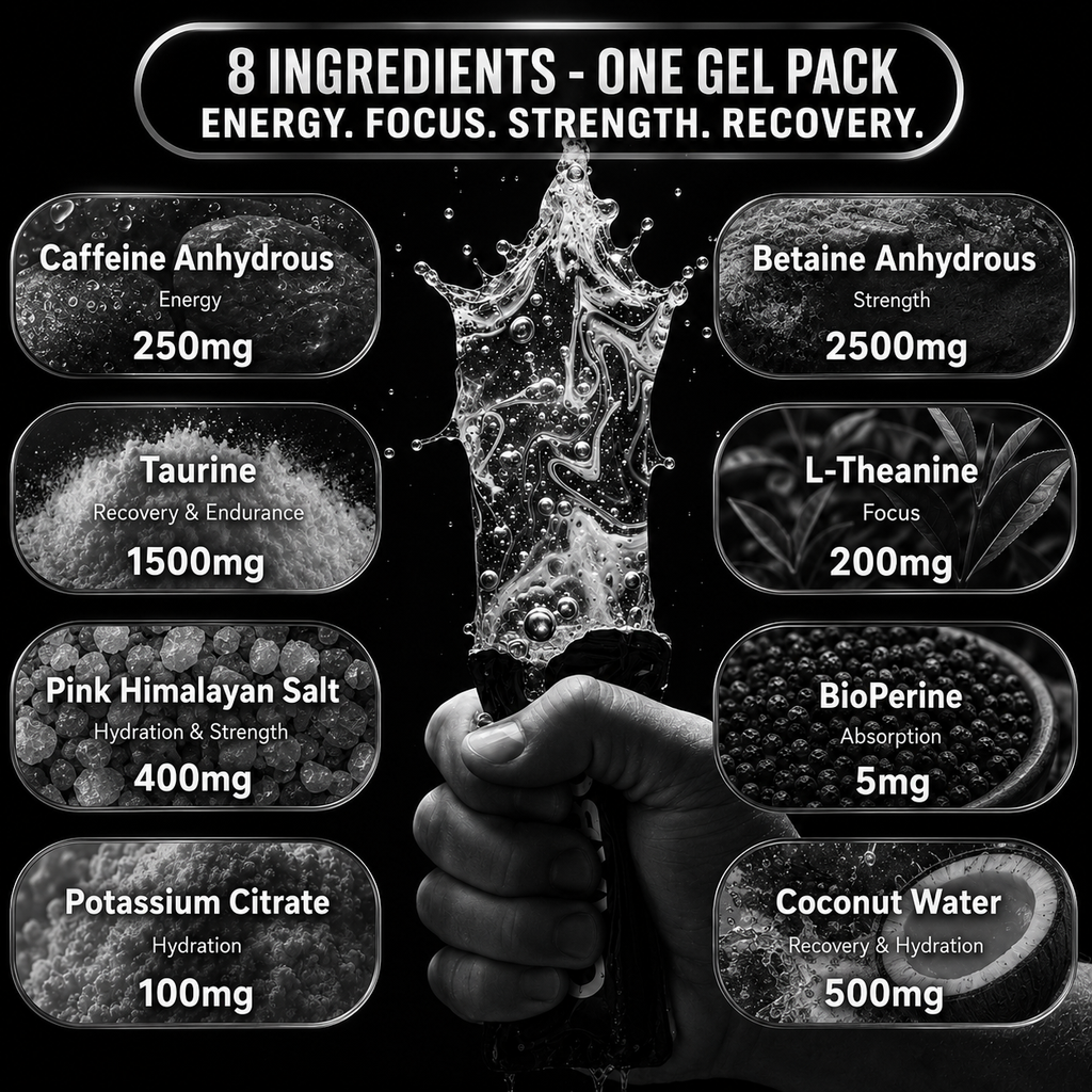 Extra 24-Pack • Pre-Workout • Gels