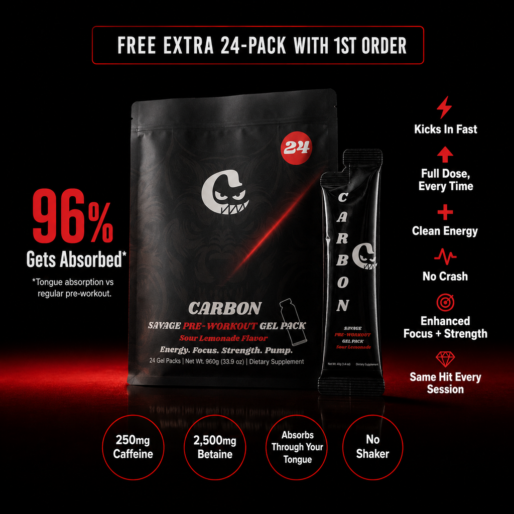 Extra Bag of 24 Pre-Workout Gel Packs