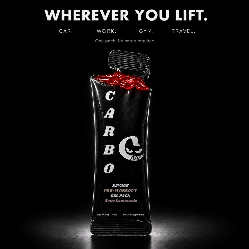 CARBON BLACK • Pre-Workout • Gel-Pack