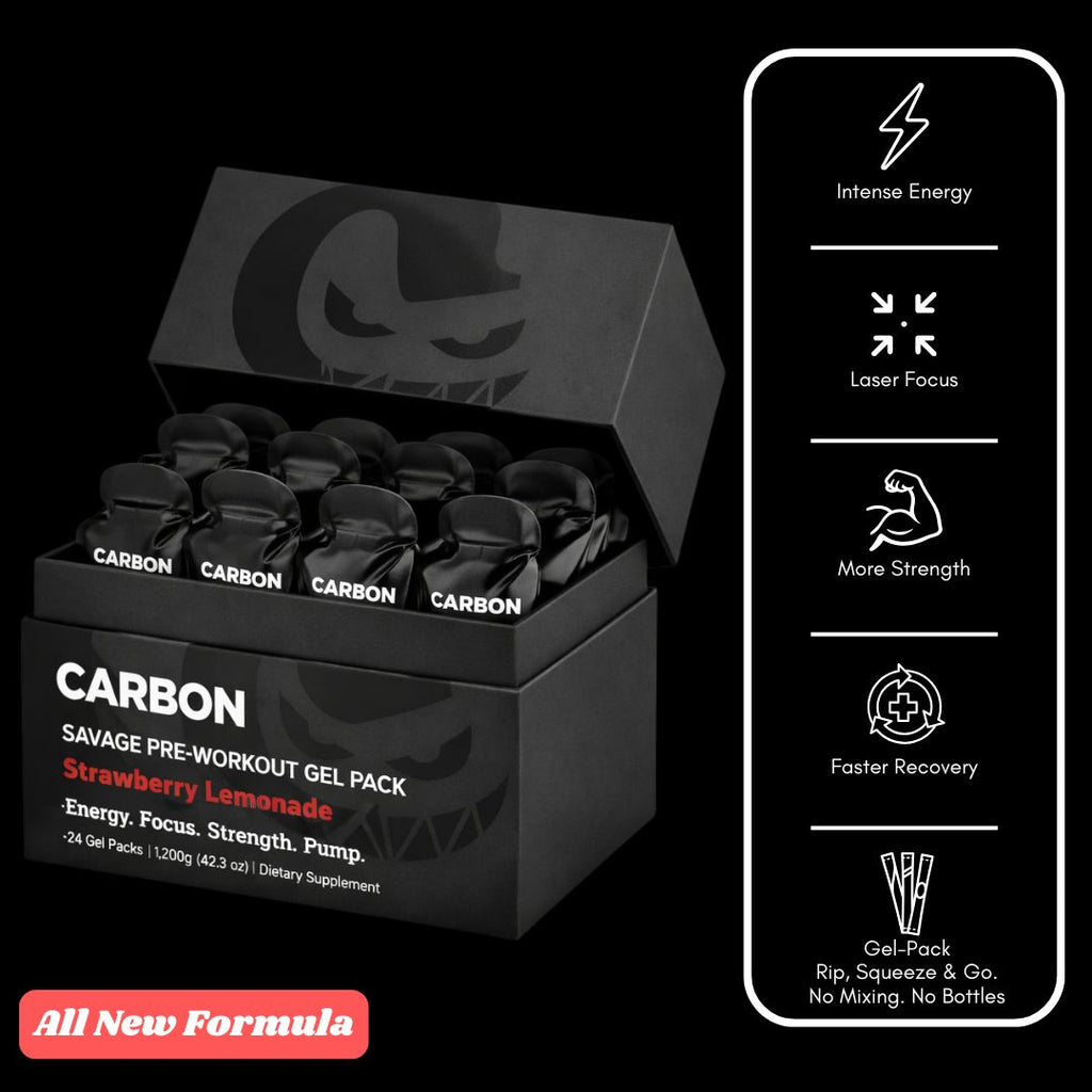 CARBON SAVAGE • Pre-Workout • Gel-Pack PRE-ORDER