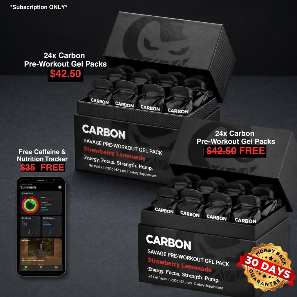 CARBON SAVAGE • Pre-Workout • Gels