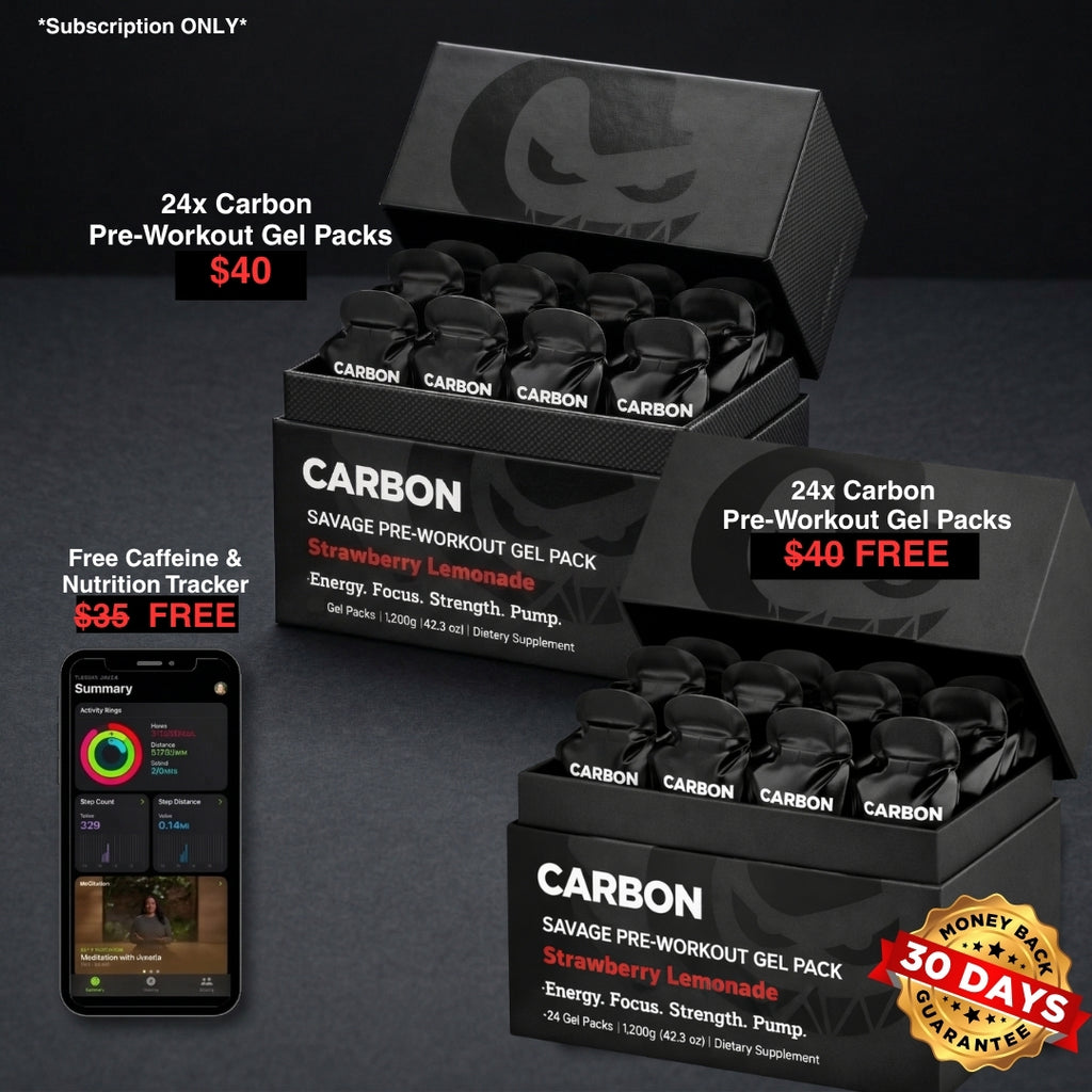 CARBON SAVAGE • Pre-Workout • Gel-Pack PRE-ORDER