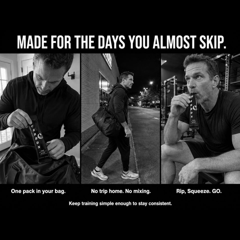CARBON BLACK • Pre-Workout • Gel-Packs