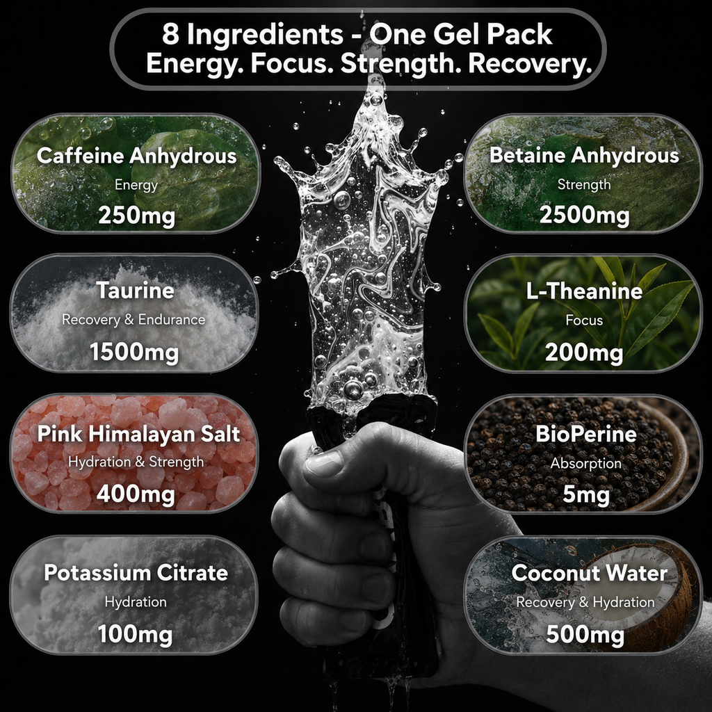 CARBON SAVAGE • Pre-Workout • Gel-Pack PRE-ORDER